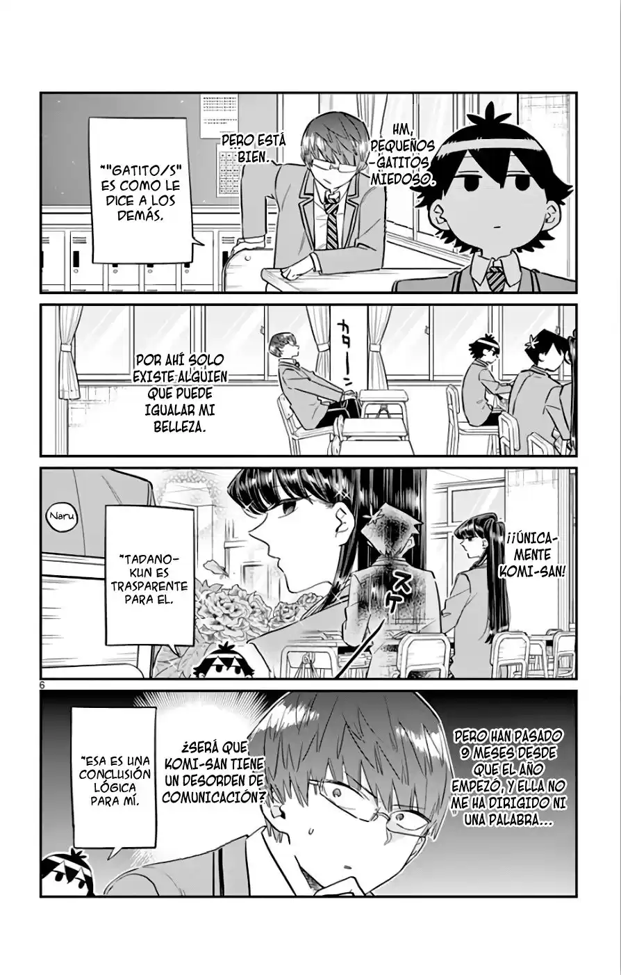 Komi-san wa Komyushou Desu Capitulo 102: Narcisista página 7