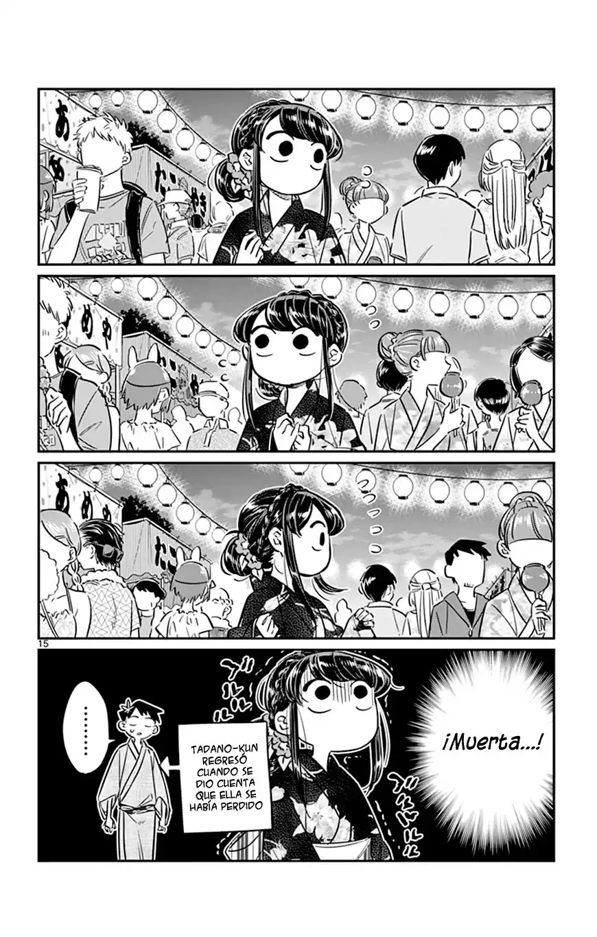 Komi-san wa Komyushou Desu Capitulo 47 página 15