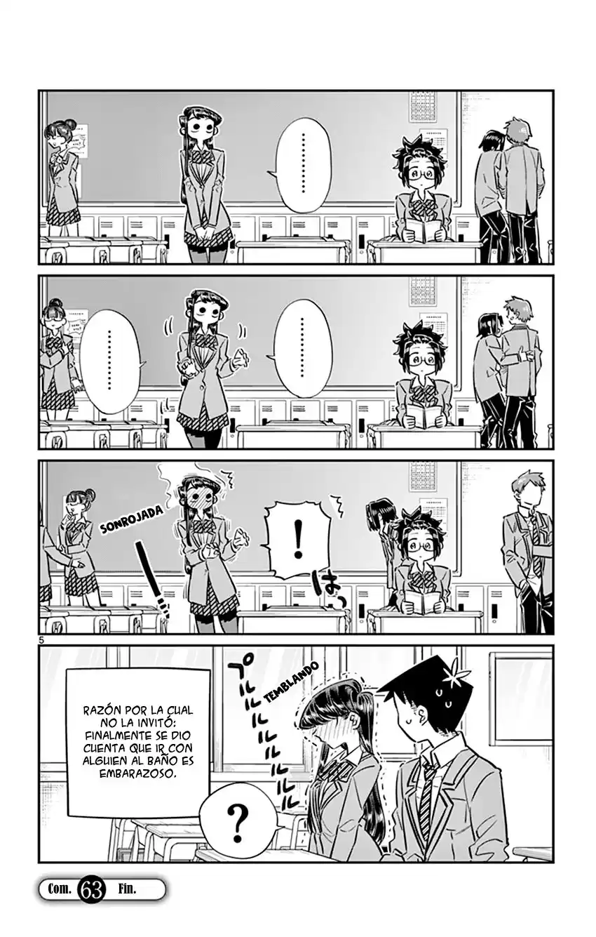 Komi-san wa Komyushou Desu Capitulo 63 página 6