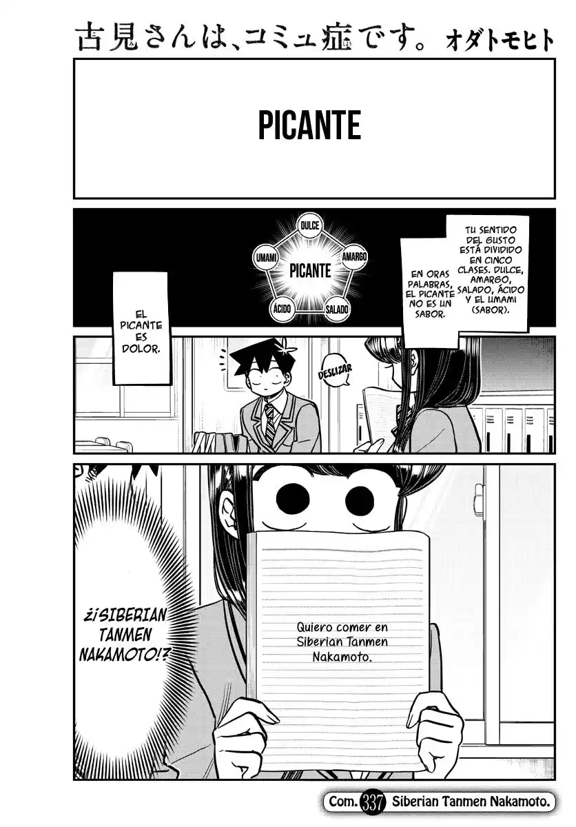 Komi-san wa Komyushou Desu Capitulo 337 página 2