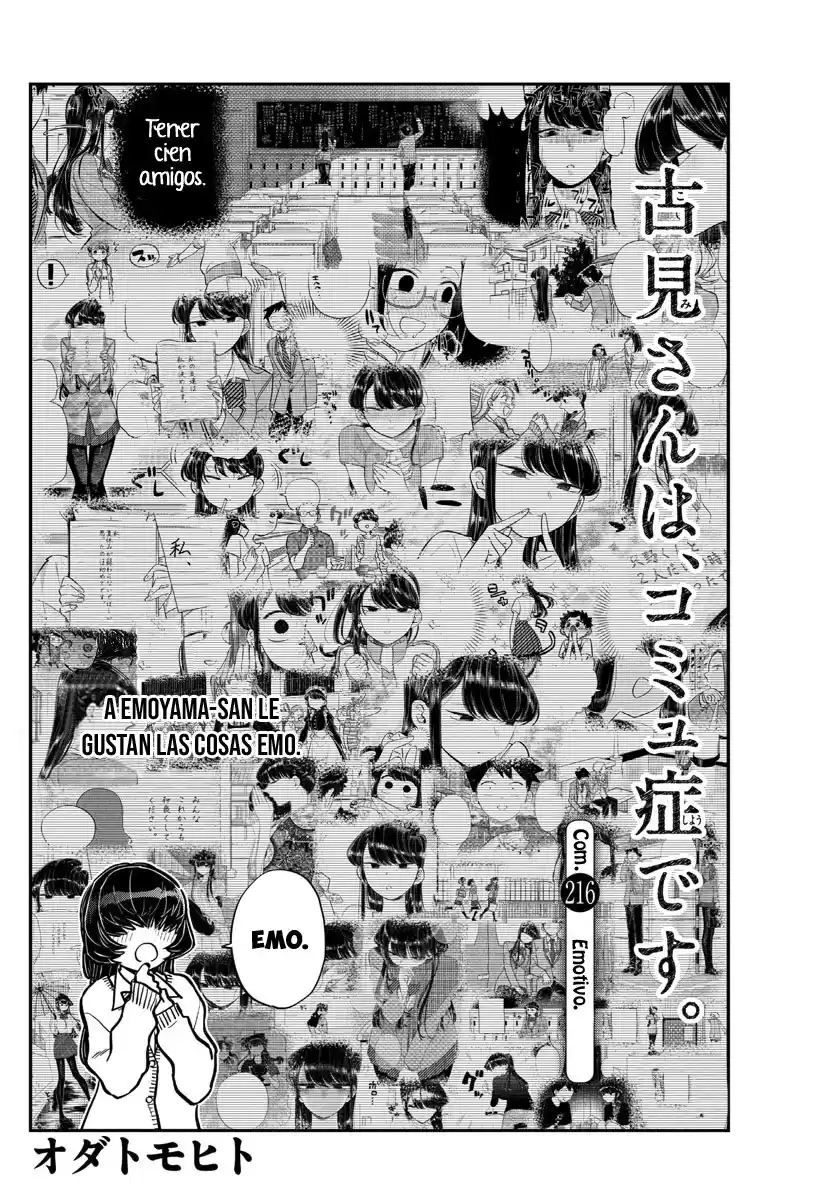 Komi-san wa Komyushou Desu Capitulo 216 página 5