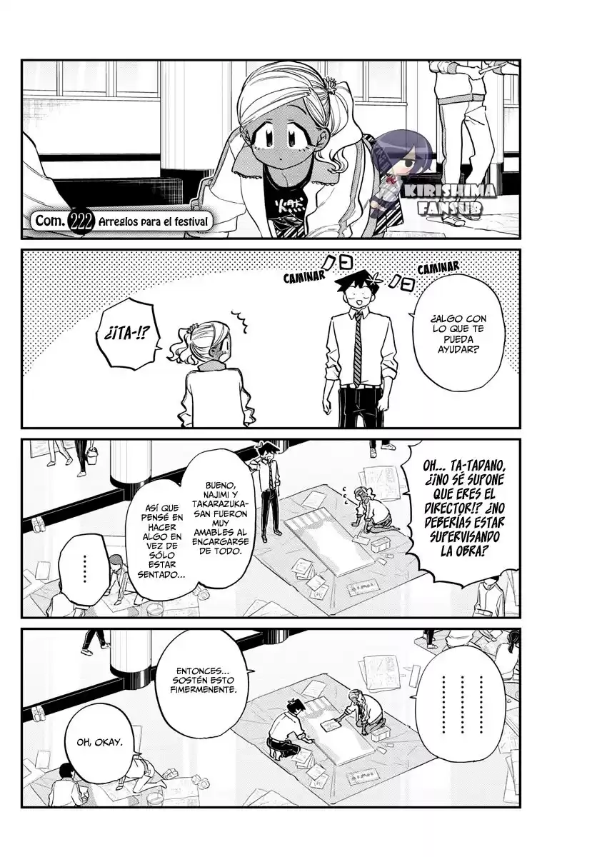 Komi-san wa Komyushou Desu Capitulo 222 página 2