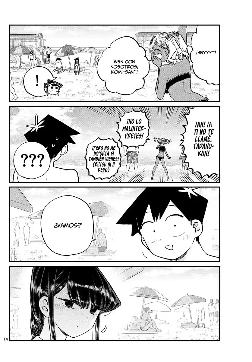 Komi-san wa Komyushou Desu Capitulo 164 página 17