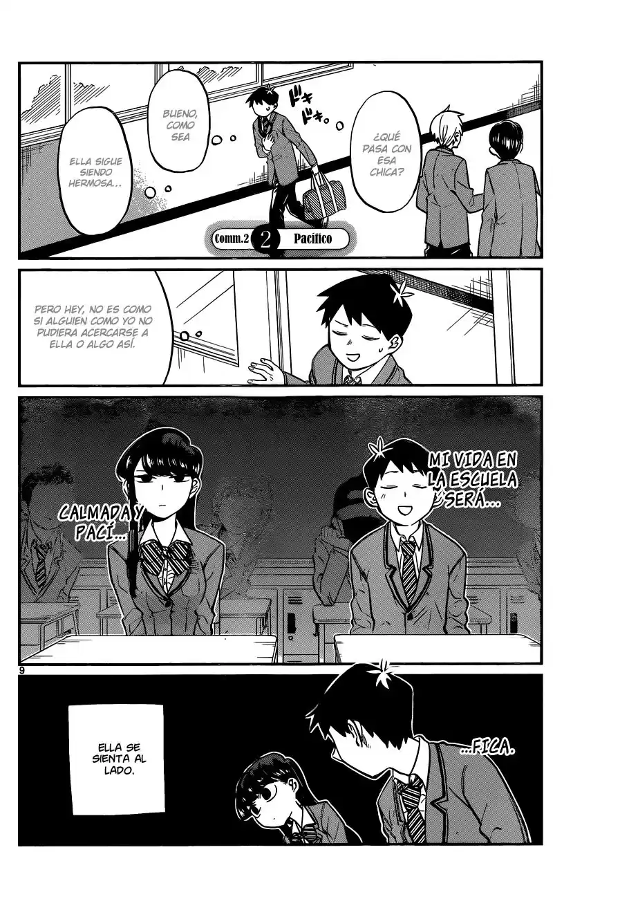 Komi-san wa Komyushou Desu Capitulo 1 página 9