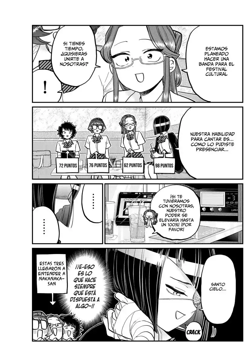 Komi-san wa Komyushou Desu Capitulo 235: banda página 6