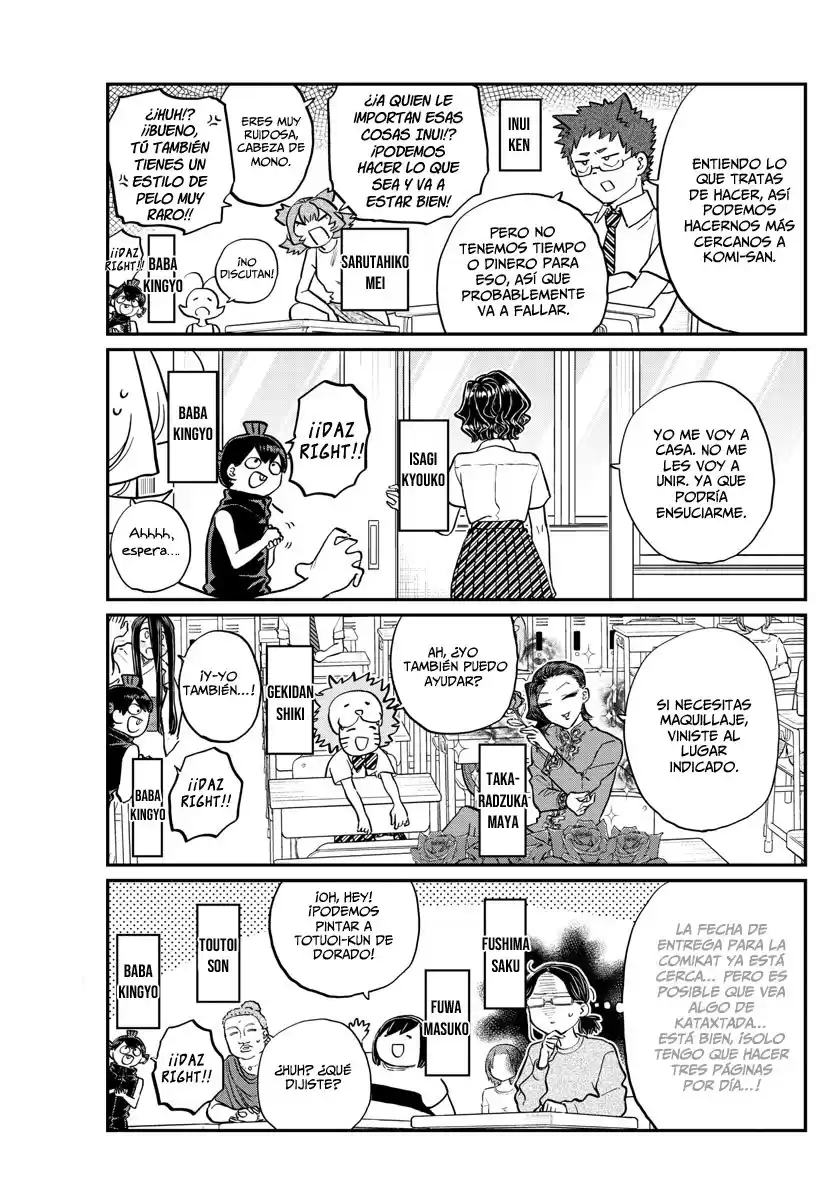 Komi-san wa Komyushou Desu Capitulo 188 página 4