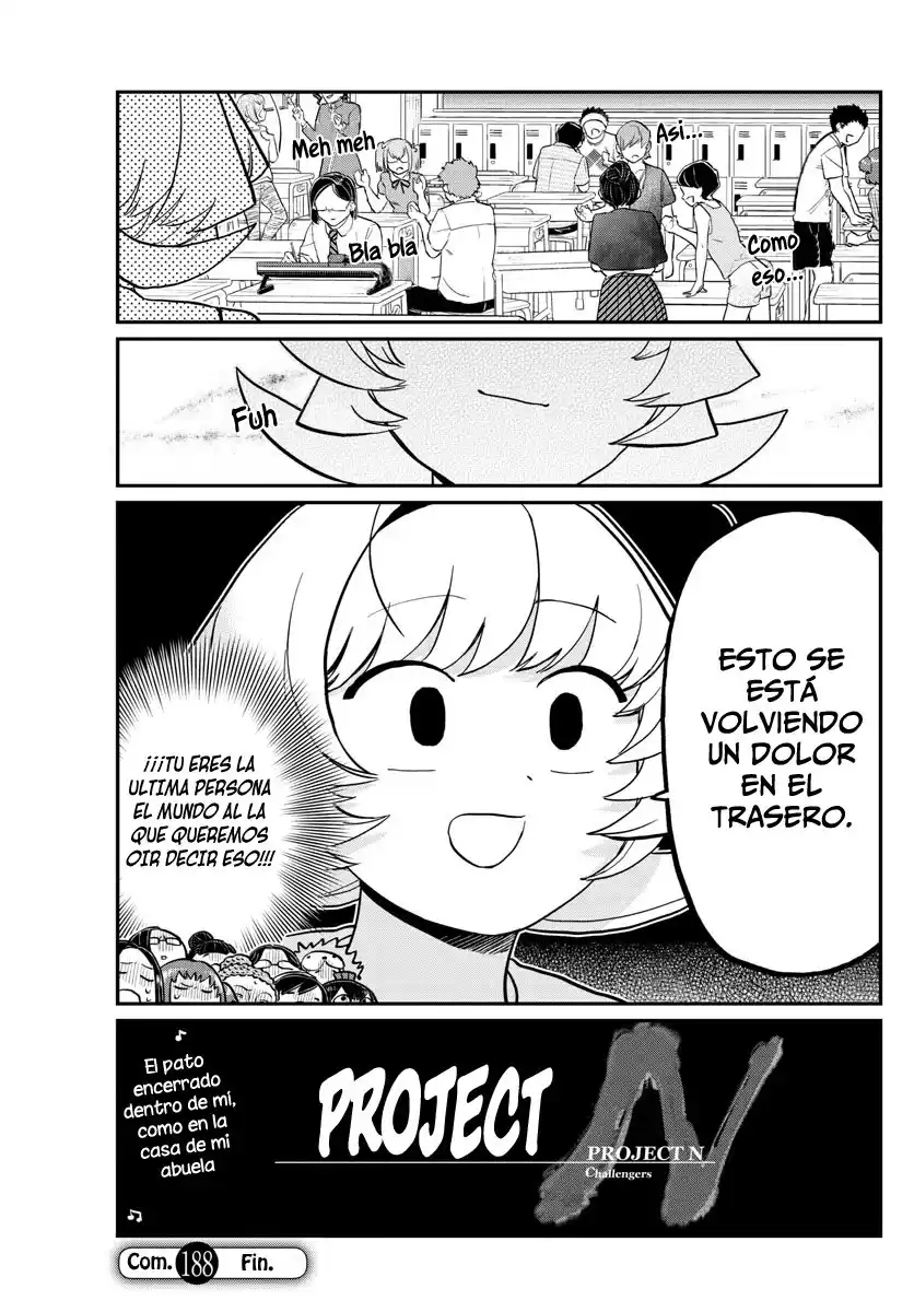 Komi-san wa Komyushou Desu Capitulo 188 página 6