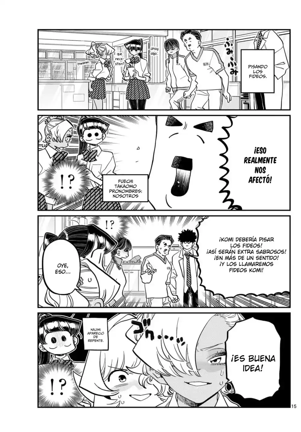 Komi-san wa Komyushou Desu Capitulo 448 página 15