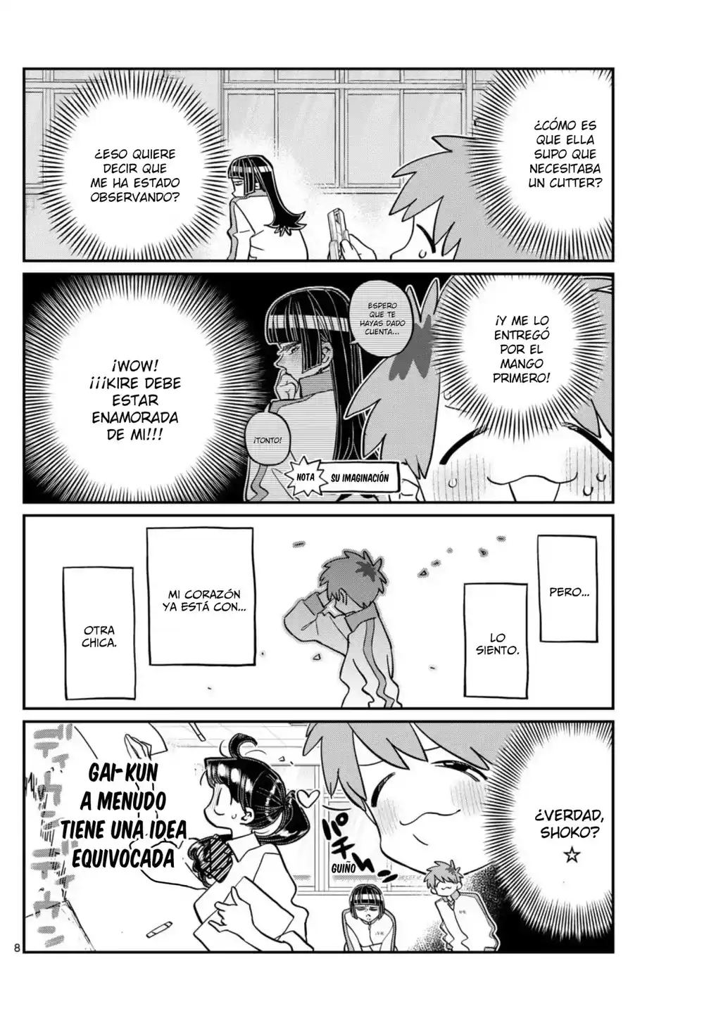 Komi-san wa Komyushou Desu Capitulo 448 página 8