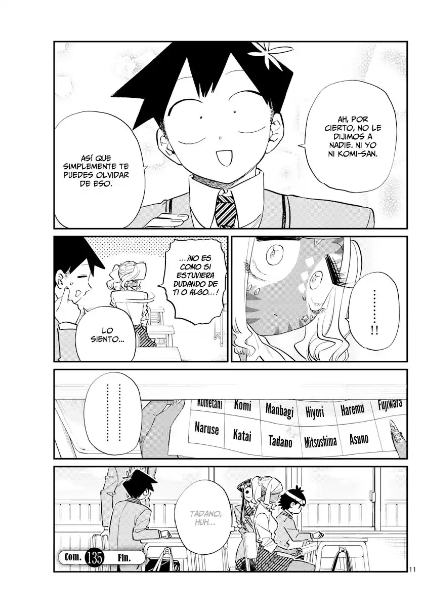 Komi-san wa Komyushou Desu Capitulo 135 página 5