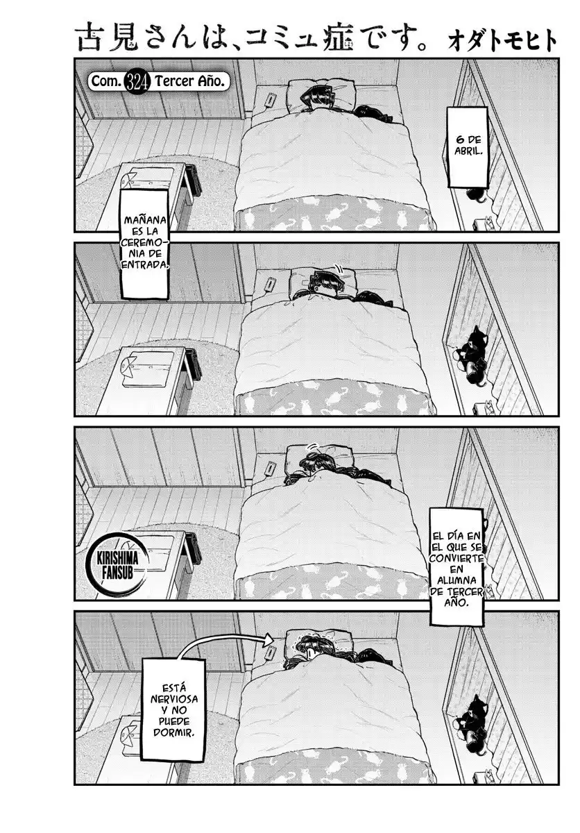 Komi-san wa Komyushou Desu Capitulo 324 página 3