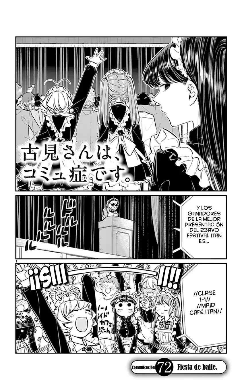 Komi-san wa Komyushou Desu Capitulo 72 página 2