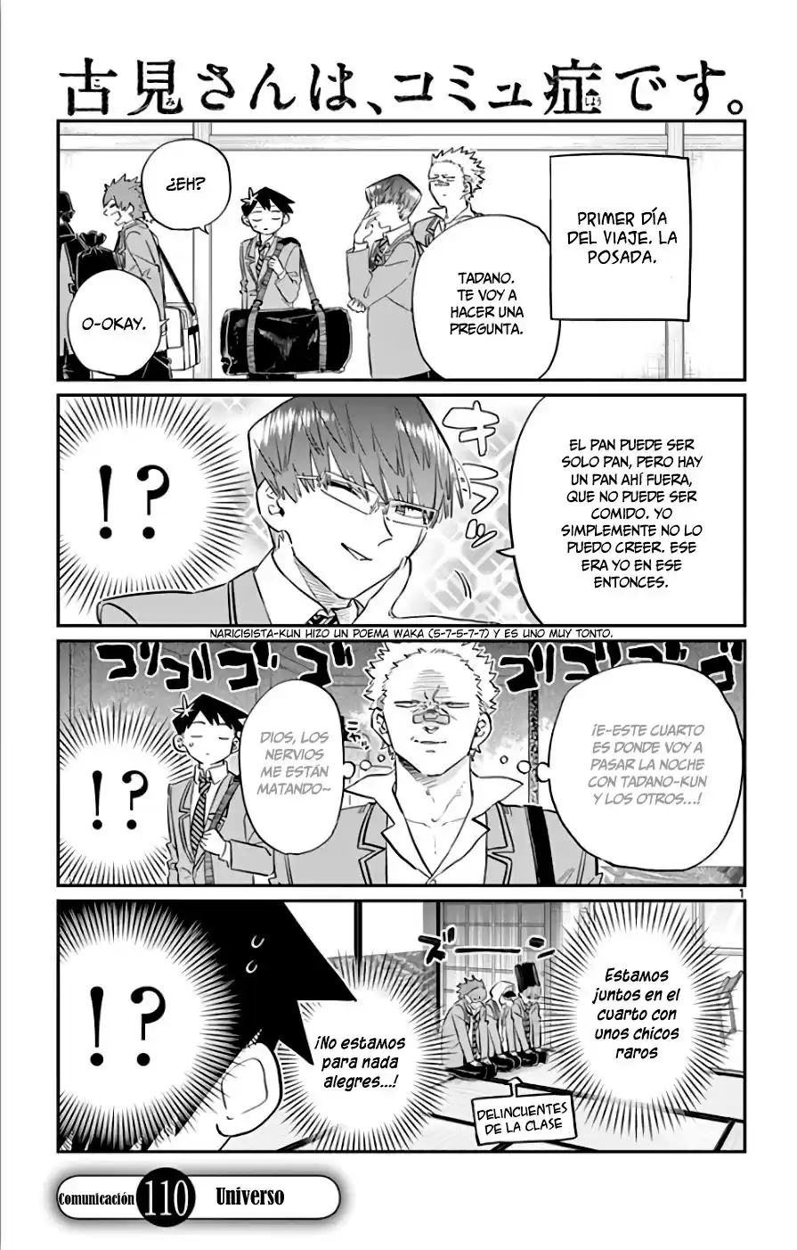 Komi-san wa Komyushou Desu Capitulo 110 página 2