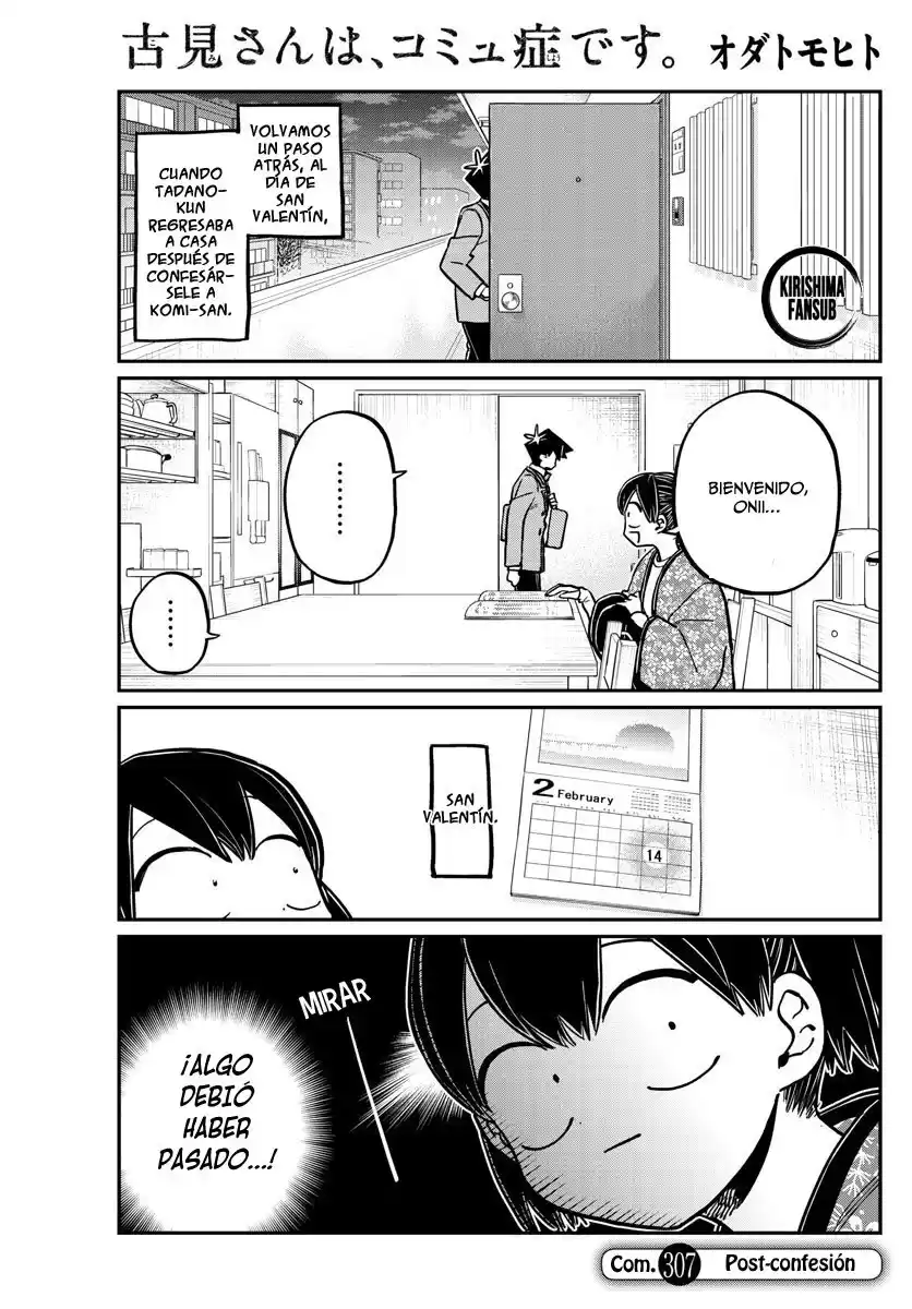 Komi-san wa Komyushou Desu Capitulo 307 página 2