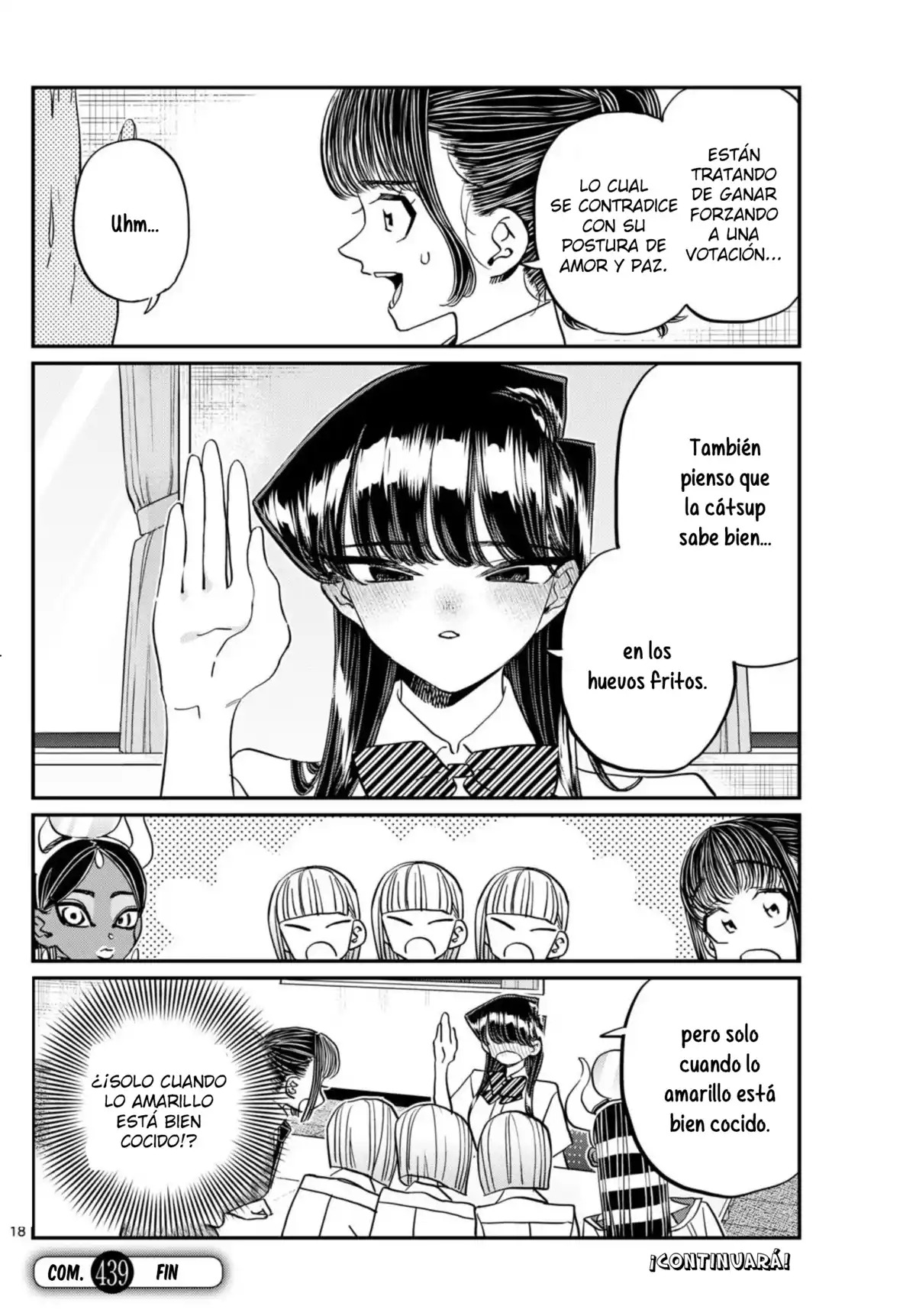 Komi-san wa Komyushou Desu Capitulo 439 página 5