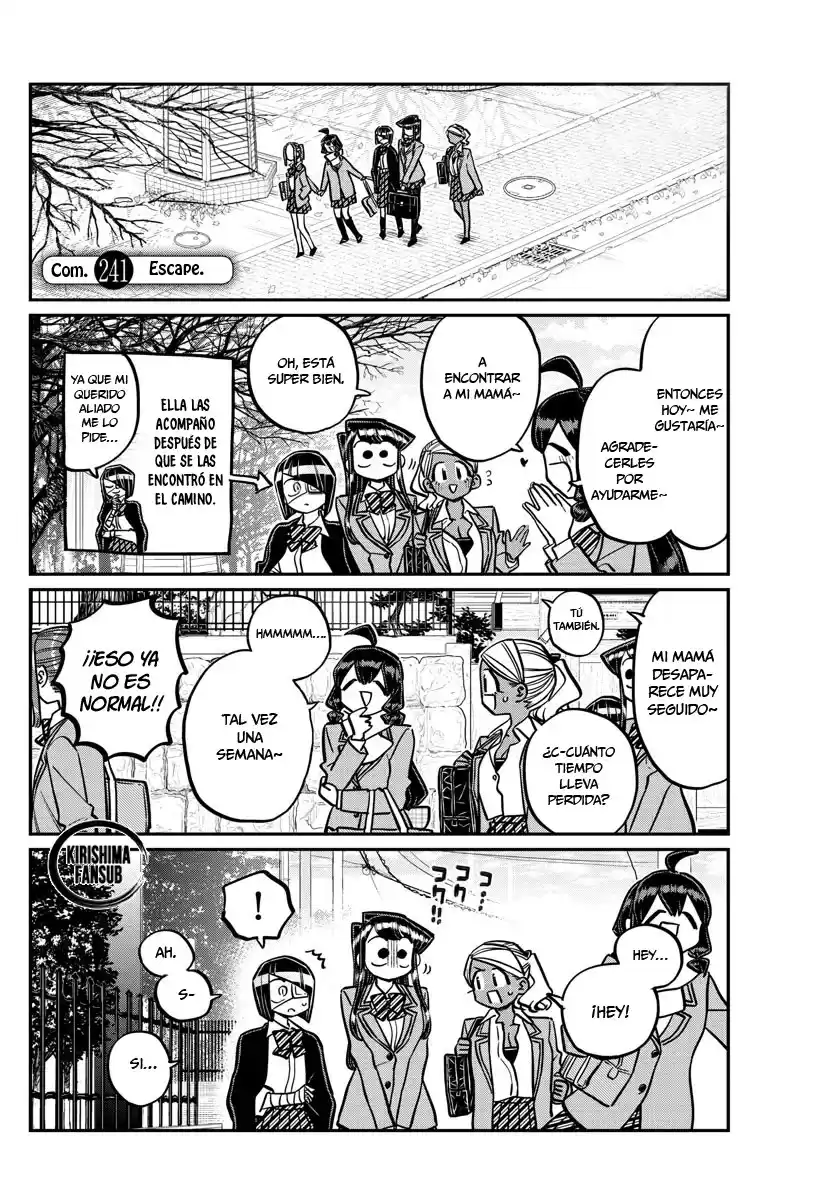 Komi-san wa Komyushou Desu Capitulo 241 página 6