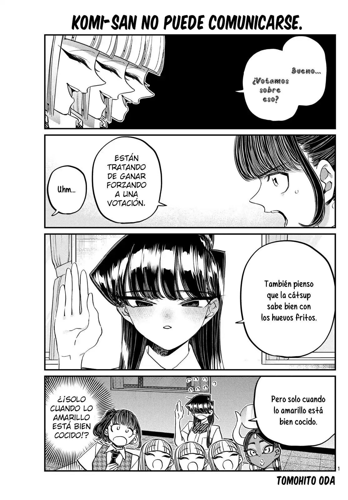 Komi-san wa Komyushou Desu Capitulo 441 página 1