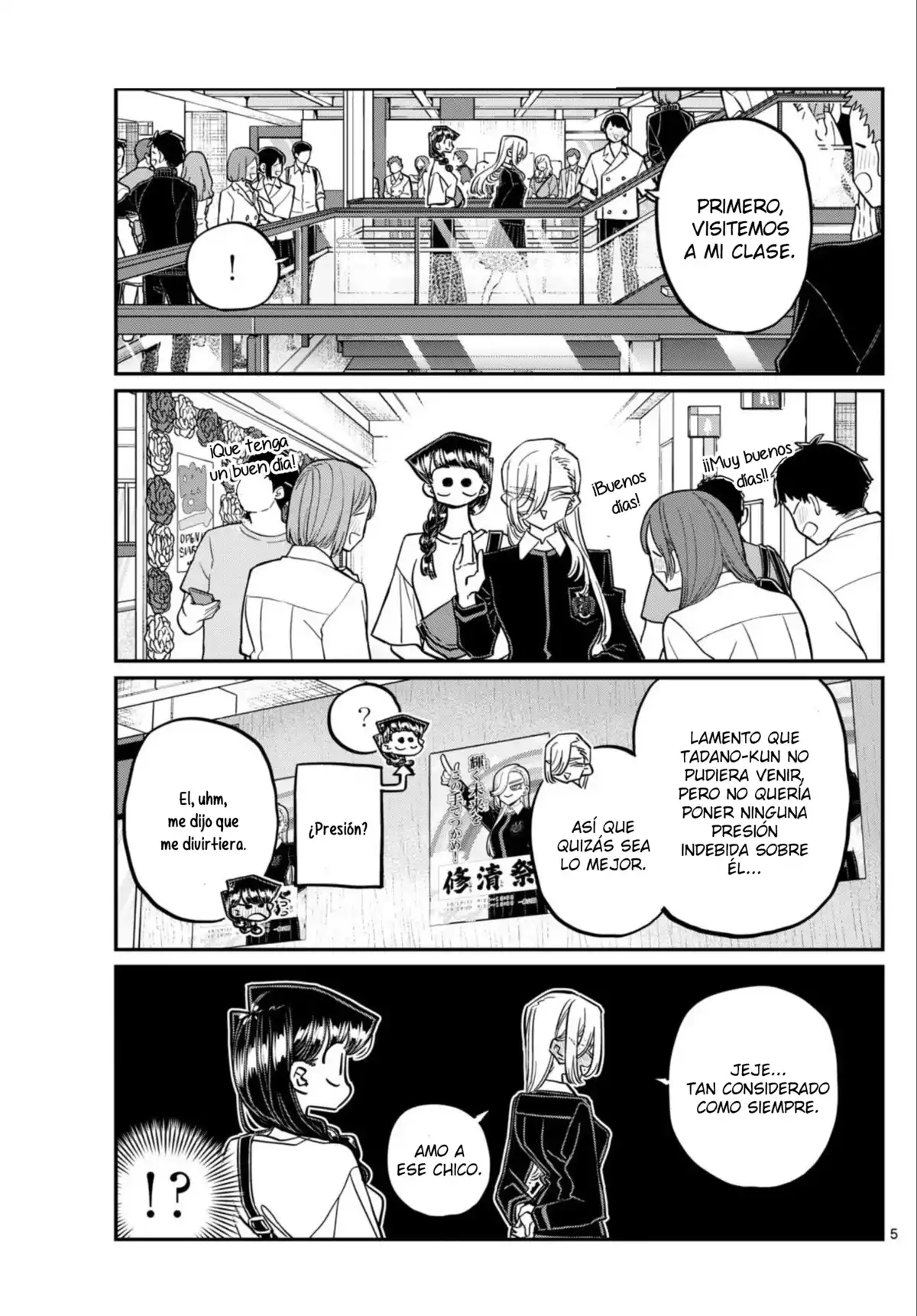 Komi-san wa Komyushou Desu Capitulo 446 página 5