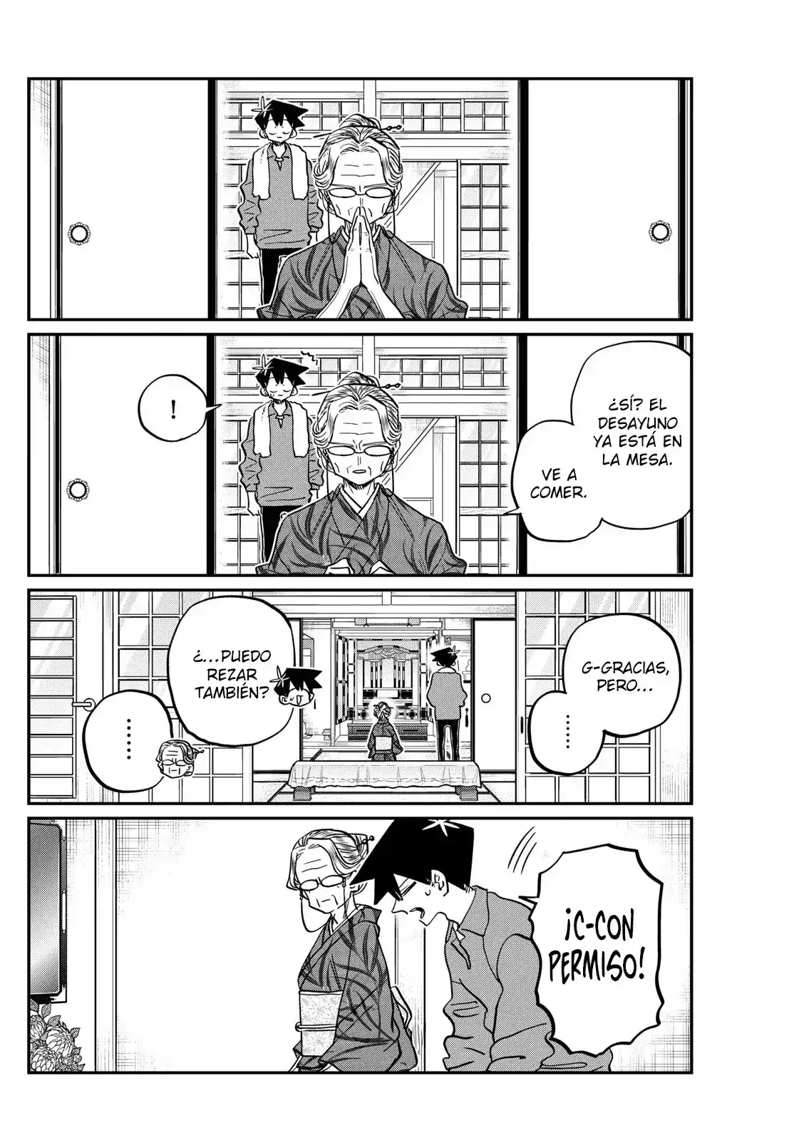 Komi-san wa Komyushou Desu Capitulo 476: Estudiando en la casa de la abuela, parte 3 página 7