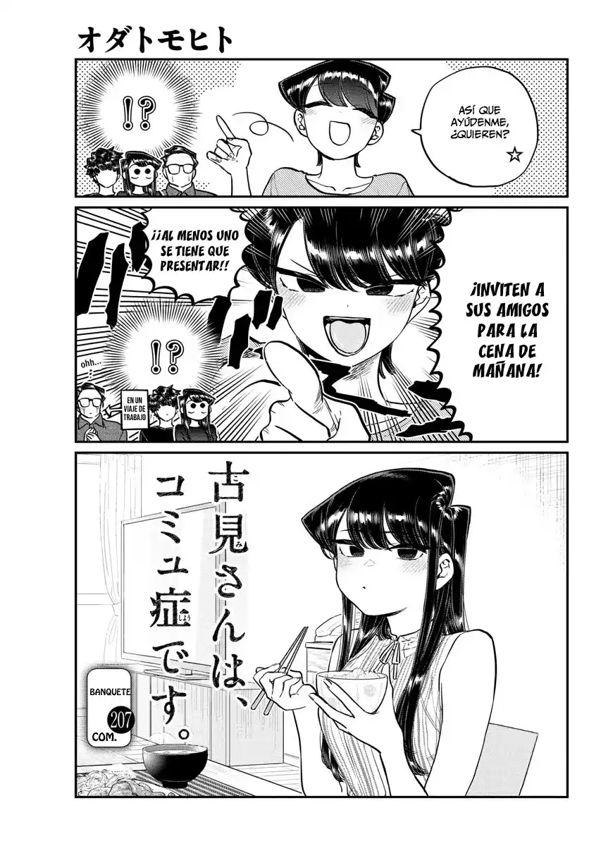 Komi-san wa Komyushou Desu Capitulo 207 página 4