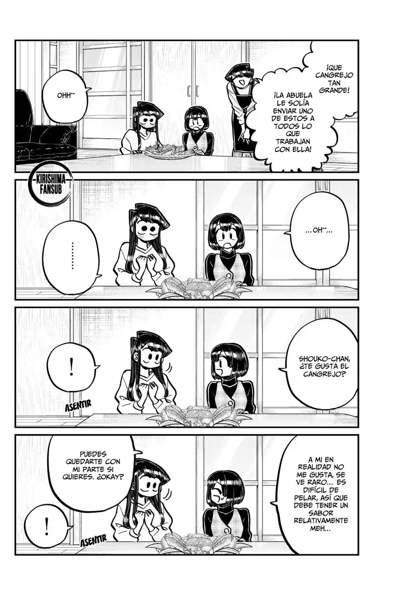 Komi-san wa Komyushou Desu Capitulo 267: Cangrejo página 3