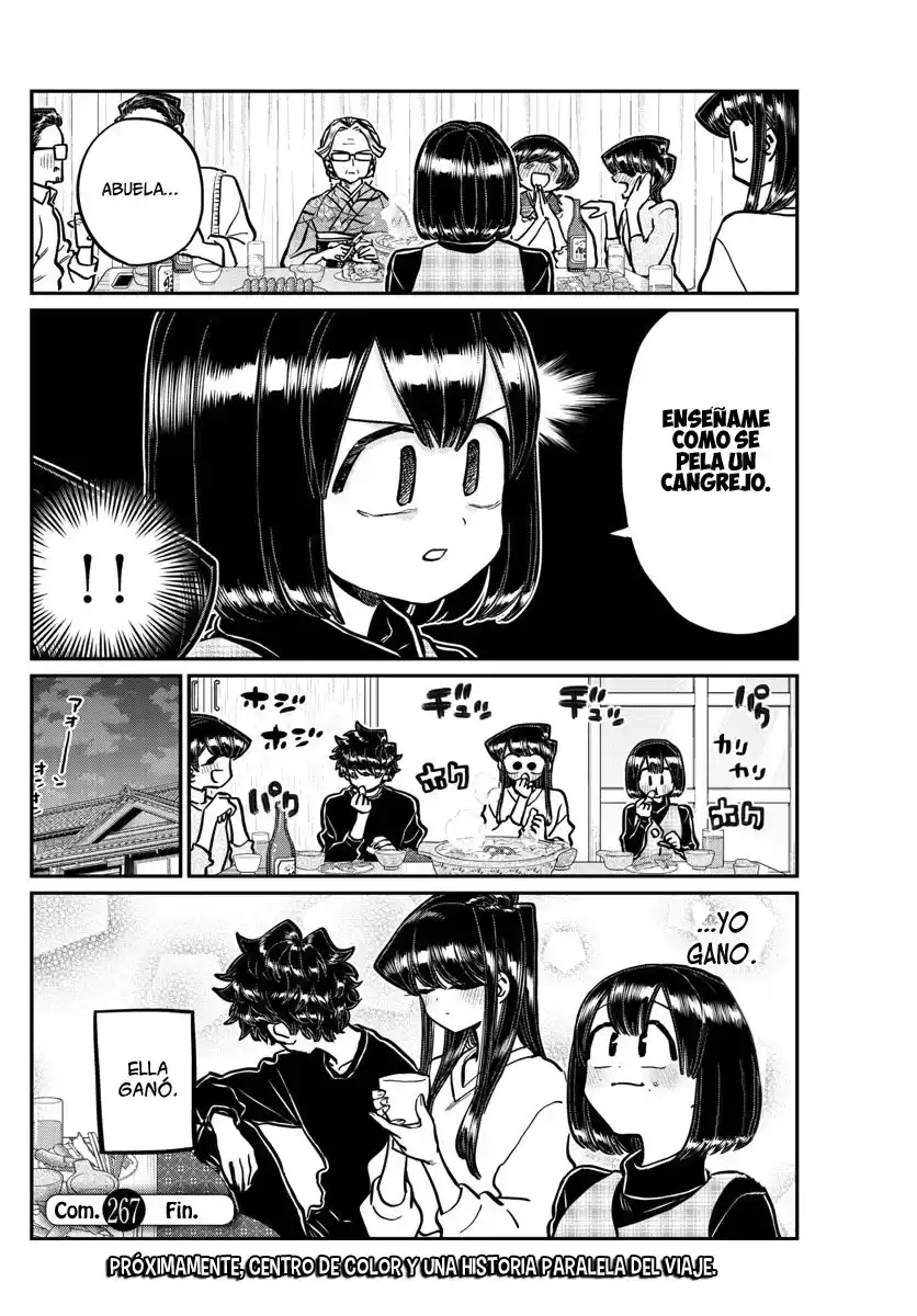 Komi-san wa Komyushou Desu Capitulo 267: Cangrejo página 9