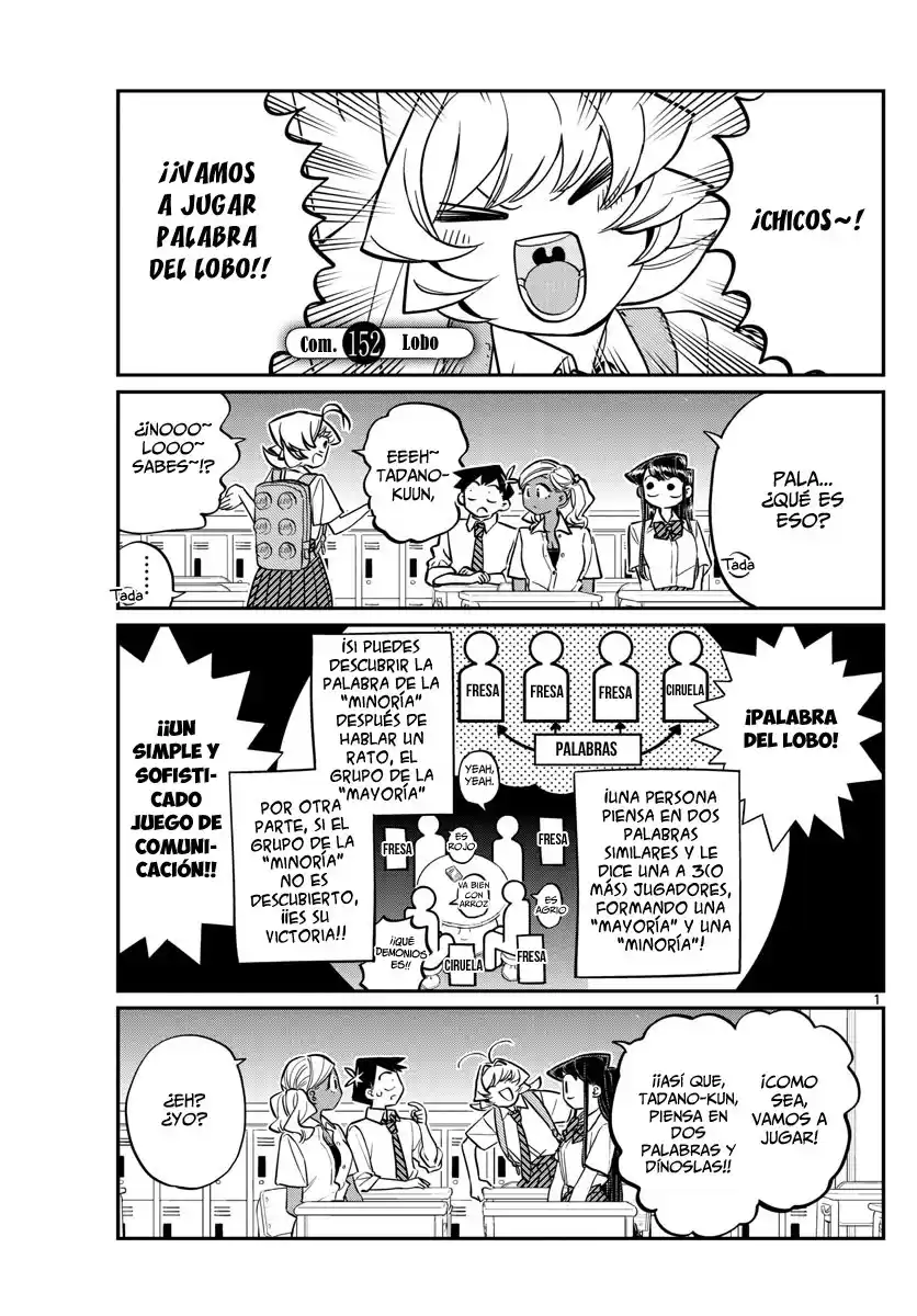 Komi-san wa Komyushou Desu Capitulo 152 página 2