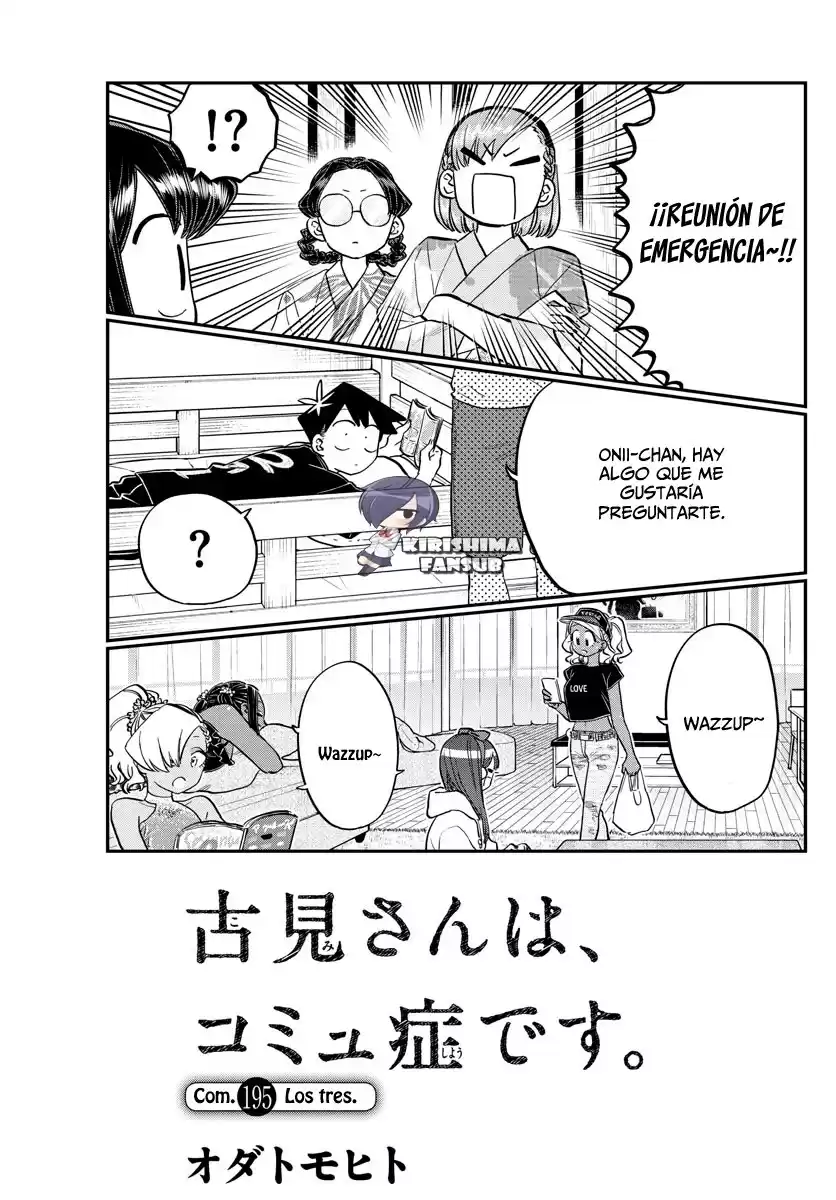 Komi-san wa Komyushou Desu Capitulo 195 página 2