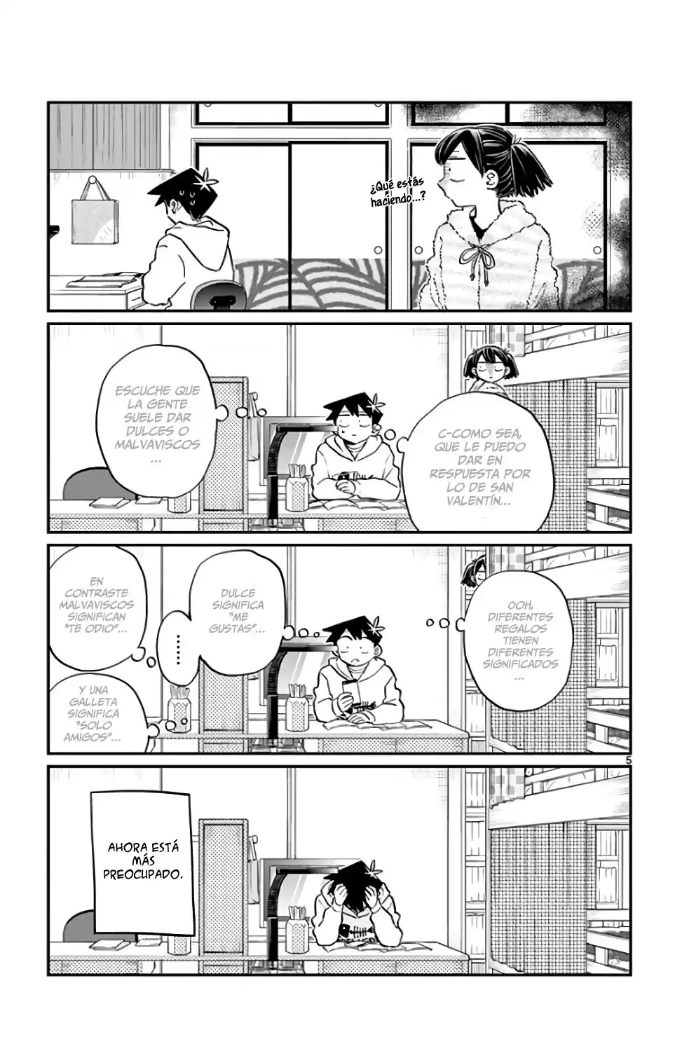 Komi-san wa Komyushou Desu Capitulo 126 página 5