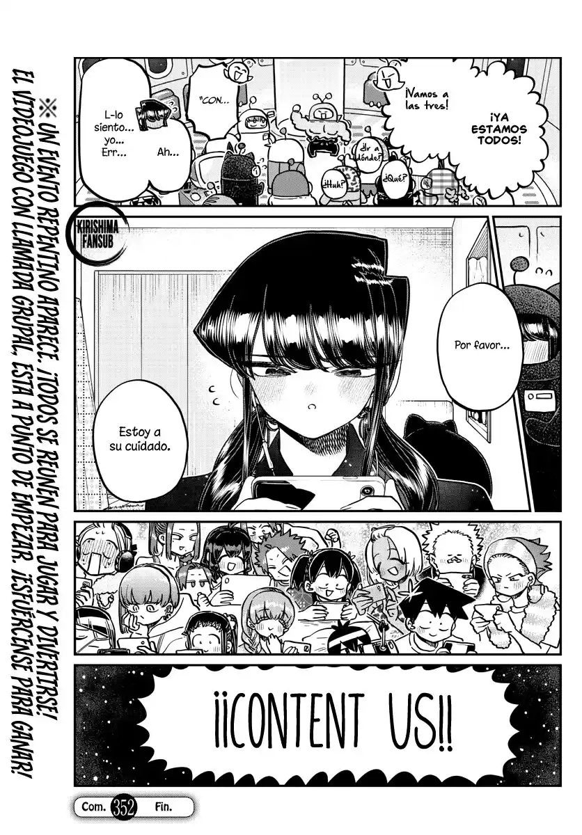 Komi-san wa Komyushou Desu Capitulo 352 página 10