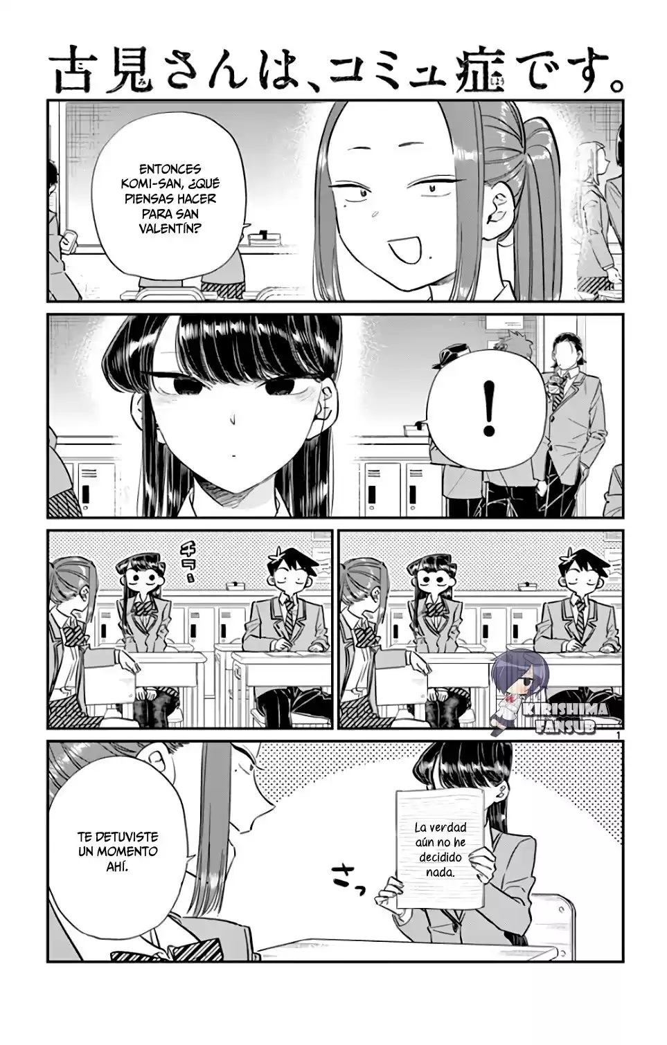 Komi-san wa Komyushou Desu Capitulo 116 página 2