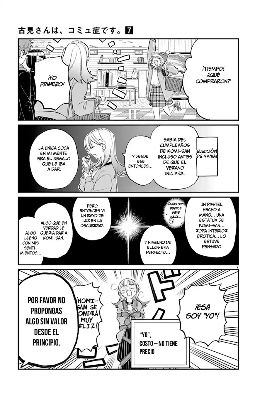 Komi-san wa Komyushou Desu Capitulo 88: Otra selección de regalos página 8