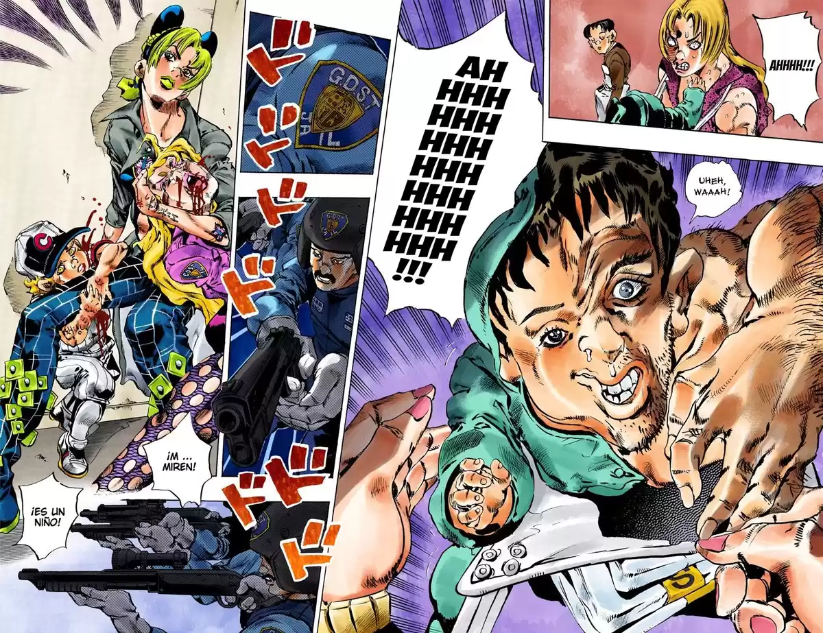 JoJo's Bizarre Adventure Parte 6: Stone Ocean Full Color Capitulo 102: Escape... página 10