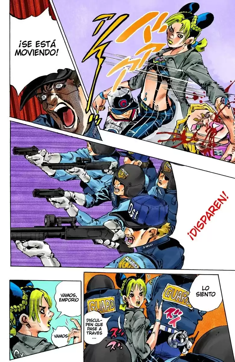 JoJo's Bizarre Adventure Parte 6: Stone Ocean Full Color Capitulo 102: Escape... página 12