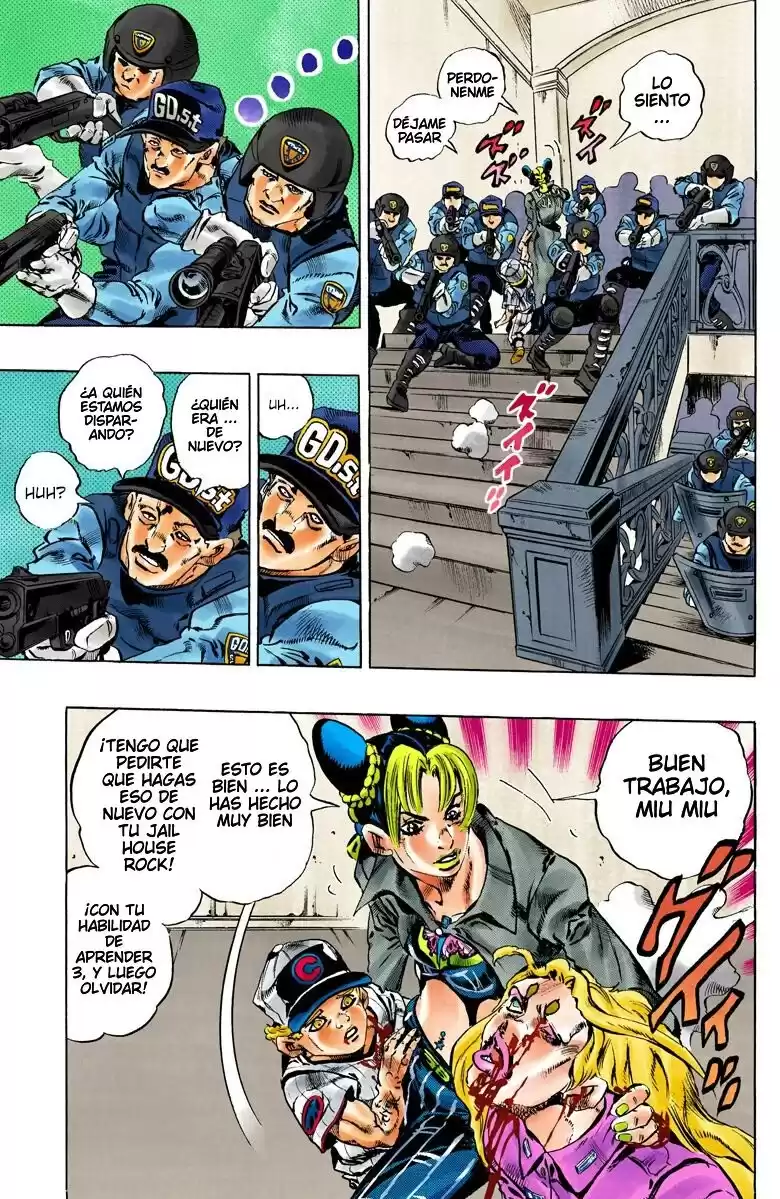 JoJo's Bizarre Adventure Parte 6: Stone Ocean Full Color Capitulo 102: Escape... página 13