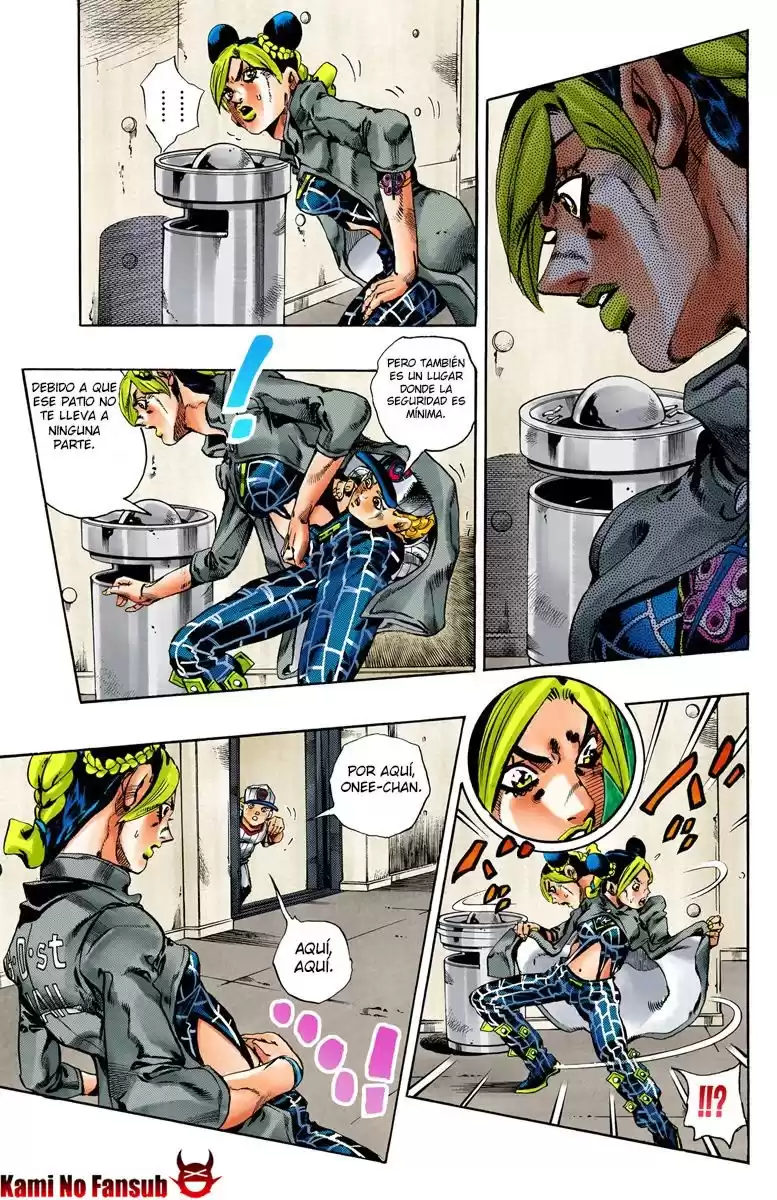 JoJo's Bizarre Adventure Parte 6: Stone Ocean Full Color Capitulo 40: Operación: Savage Garden parte 1 página 10