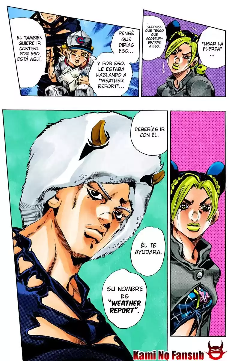 JoJo's Bizarre Adventure Parte 6: Stone Ocean Full Color Capitulo 40: Operación: Savage Garden parte 1 página 14