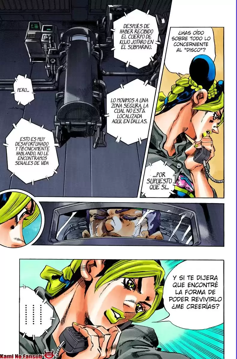 JoJo's Bizarre Adventure Parte 6: Stone Ocean Full Color Capitulo 40: Operación: Savage Garden parte 1 página 6