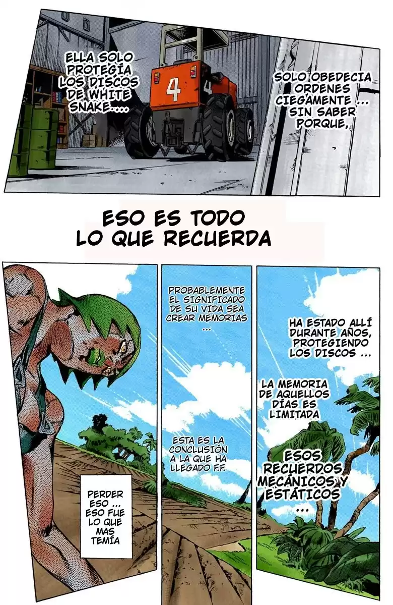 JoJo's Bizarre Adventure Parte 6: Stone Ocean Full Color Capitulo 85: AWAKEN - Despertar parte 1 página 3