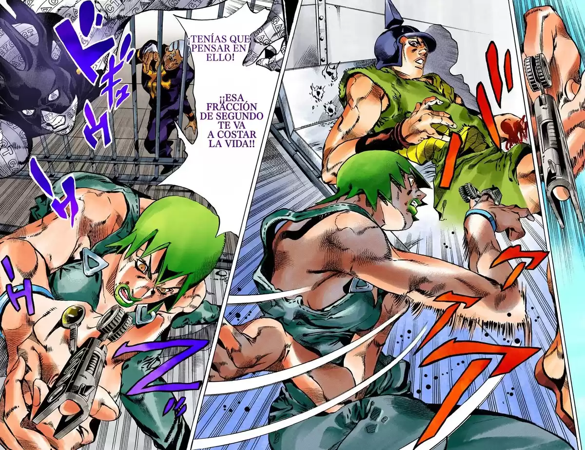 JoJo's Bizarre Adventure Parte 6: Stone Ocean Full Color Capitulo 85: AWAKEN - Despertar parte 1 página 6