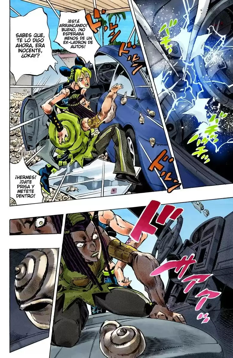 JoJo's Bizarre Adventure Parte 6: Stone Ocean Full Color Capitulo 131: Heavy Weather parte 7 página 10