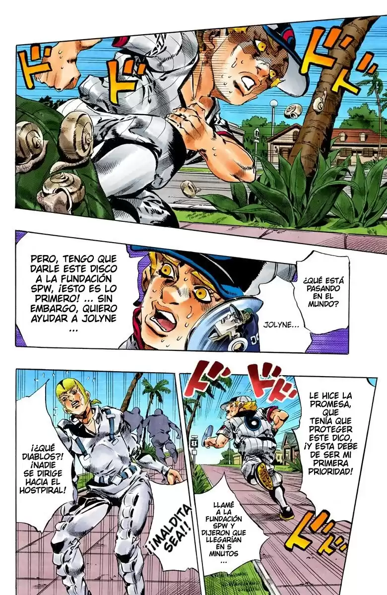 JoJo's Bizarre Adventure Parte 6: Stone Ocean Full Color Capitulo 131: Heavy Weather parte 7 página 4