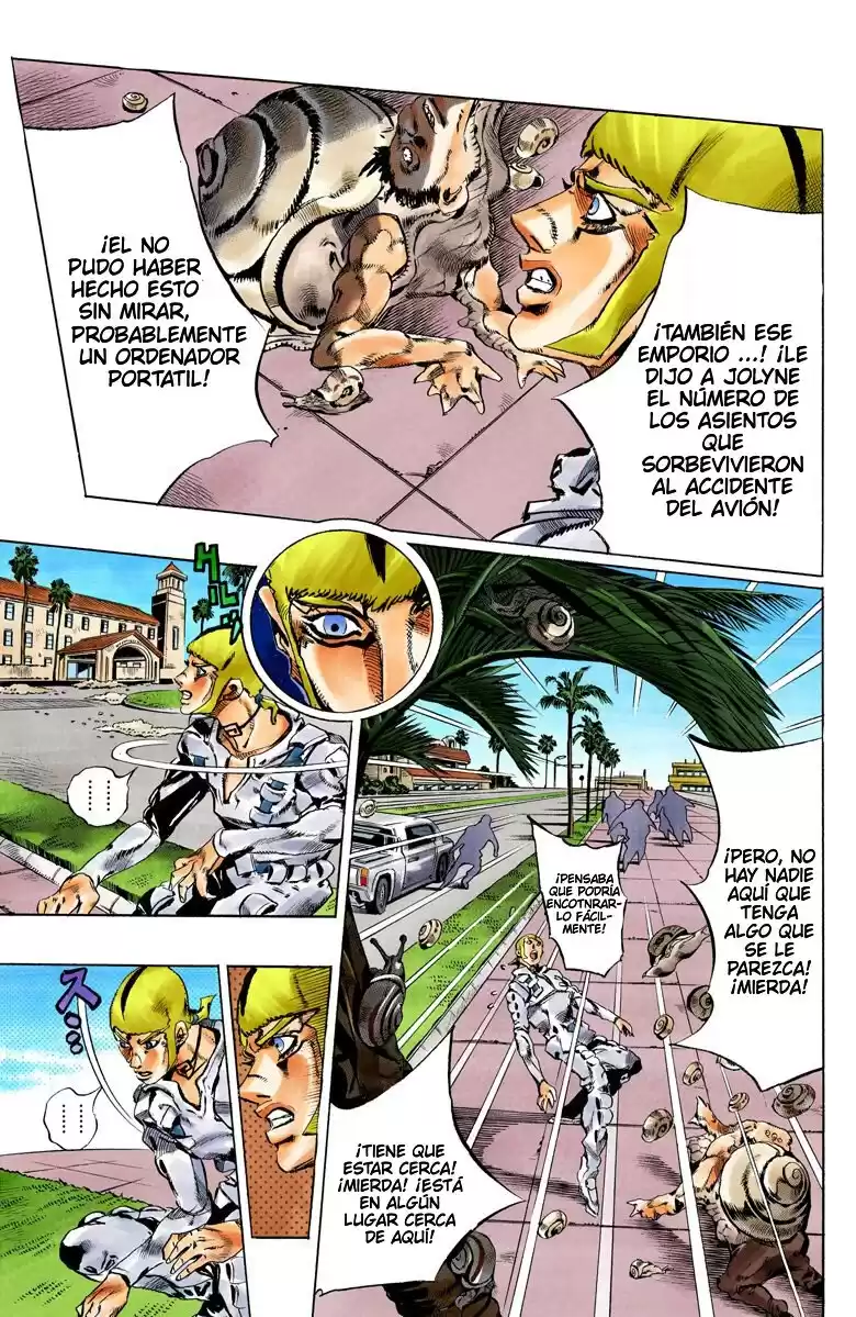 JoJo's Bizarre Adventure Parte 6: Stone Ocean Full Color Capitulo 131: Heavy Weather parte 7 página 5