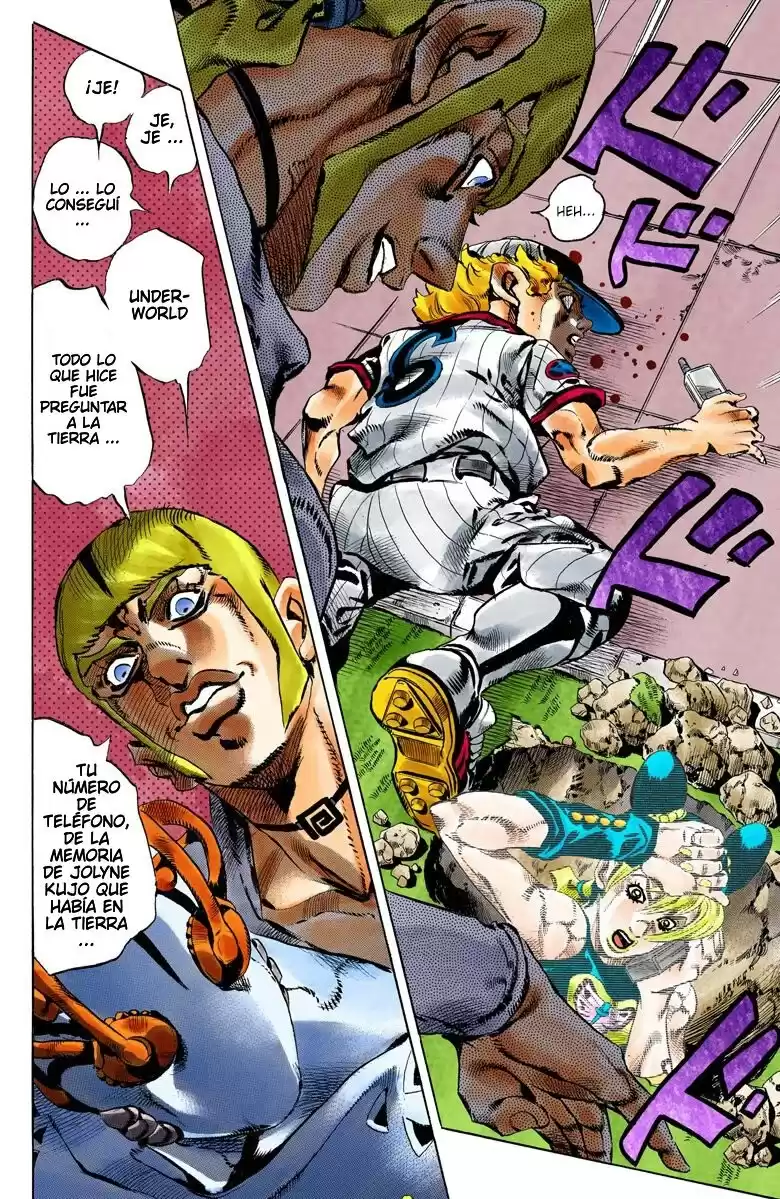 JoJo's Bizarre Adventure Parte 6: Stone Ocean Full Color Capitulo 131: Heavy Weather parte 7 página 8