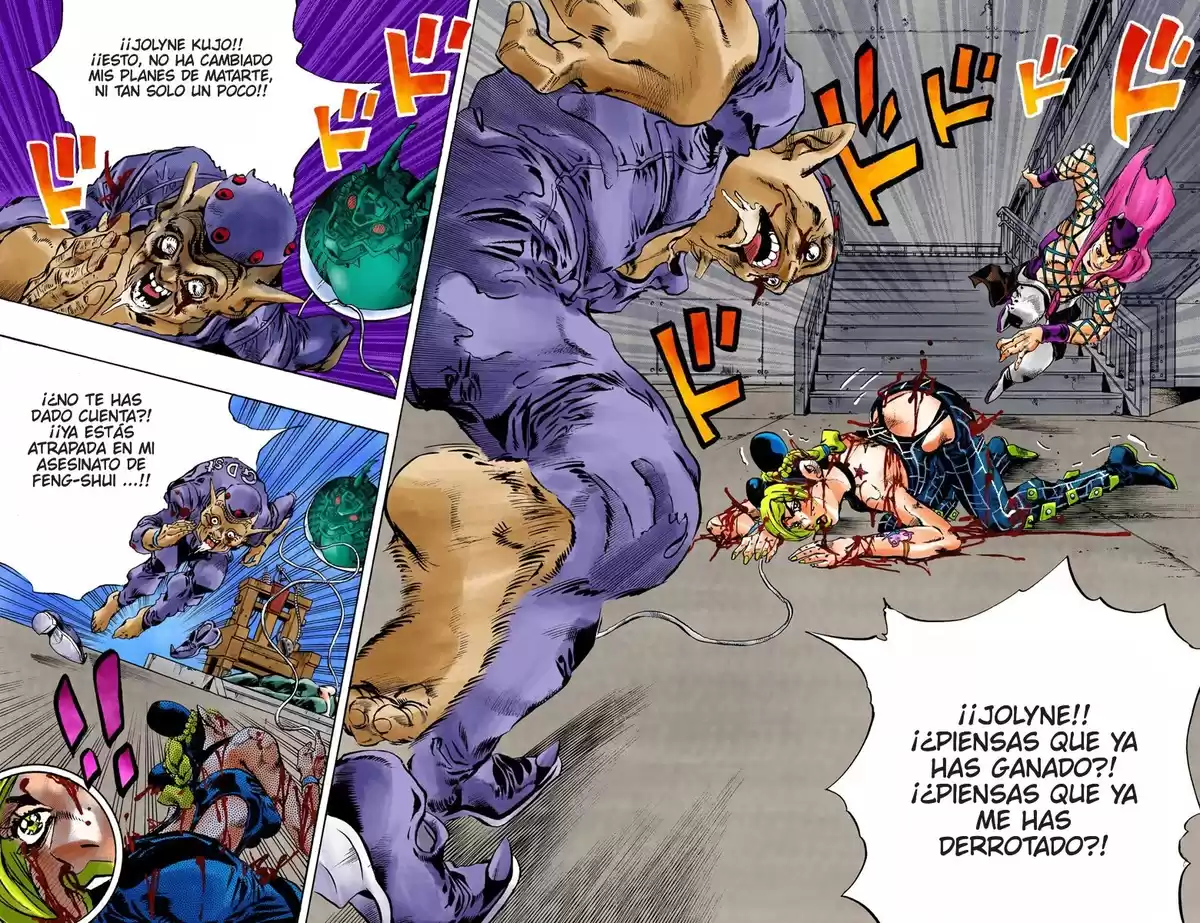 JoJo's Bizarre Adventure Parte 6: Stone Ocean Full Color Capitulo 74: Arde, Dragon's Dream parte 7 página 2