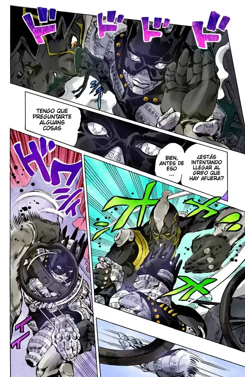 JoJo's Bizarre Adventure Parte 6: Stone Ocean Full Color Capitulo 90: Whitesnake - El Perseguidor parte 2 página 4