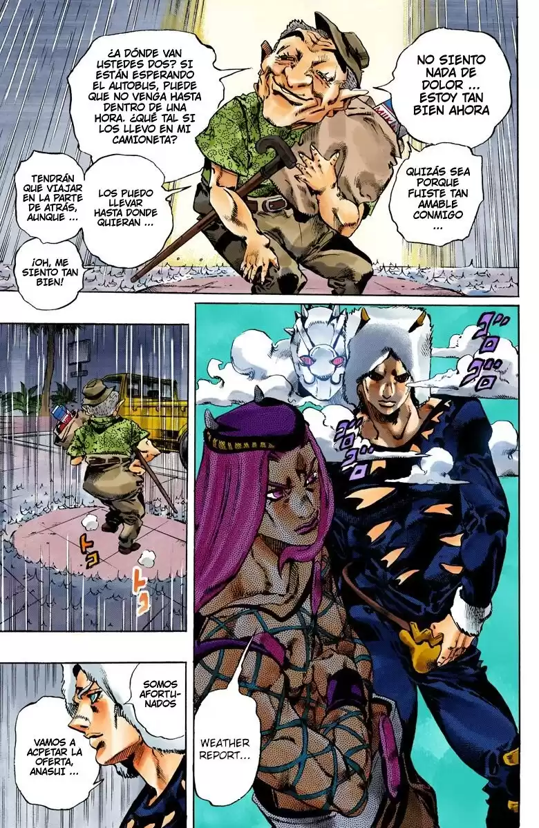 JoJo's Bizarre Adventure Parte 6: Stone Ocean Full Color Capitulo 104: Bohemian Rhapsody parte 1 página 11