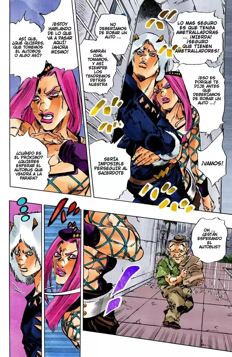 JoJo's Bizarre Adventure Parte 6: Stone Ocean Full Color Capitulo 104: Bohemian Rhapsody parte 1 página 8