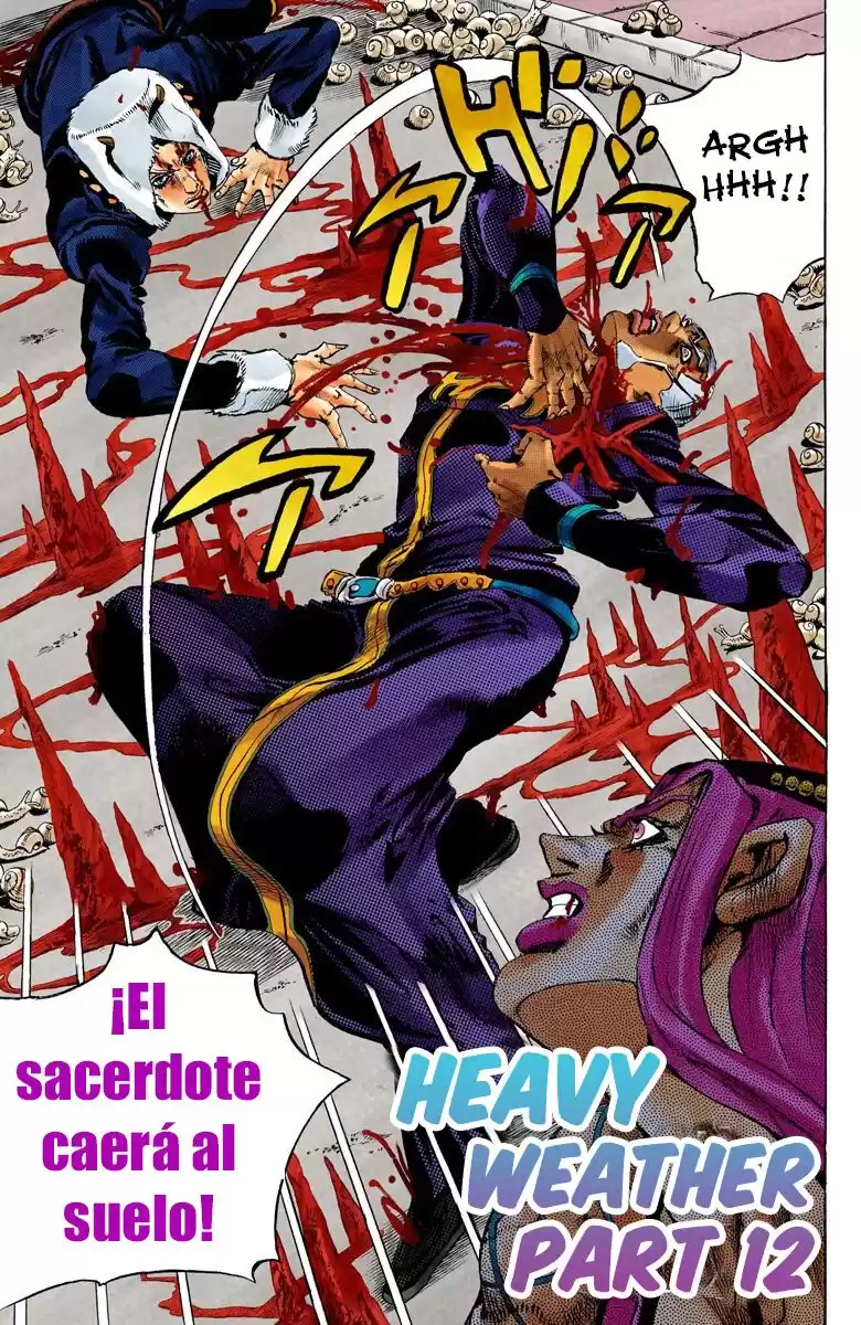 JoJo's Bizarre Adventure Parte 6: Stone Ocean Full Color Capitulo 136: Heavy Weather parte 12 página 3