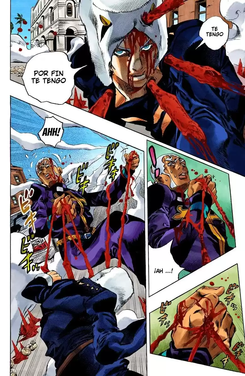 JoJo's Bizarre Adventure Parte 6: Stone Ocean Full Color Capitulo 136: Heavy Weather parte 12 página 6